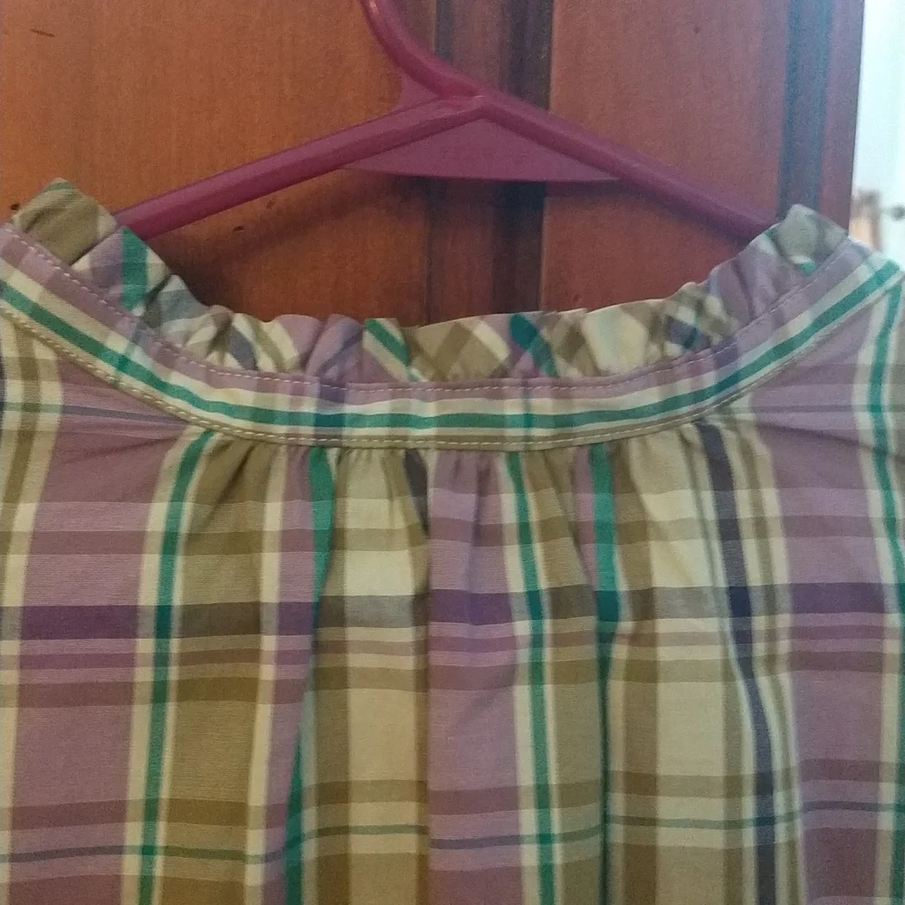 Joan Rivers Plaid Button Down - Picture 4 of 5